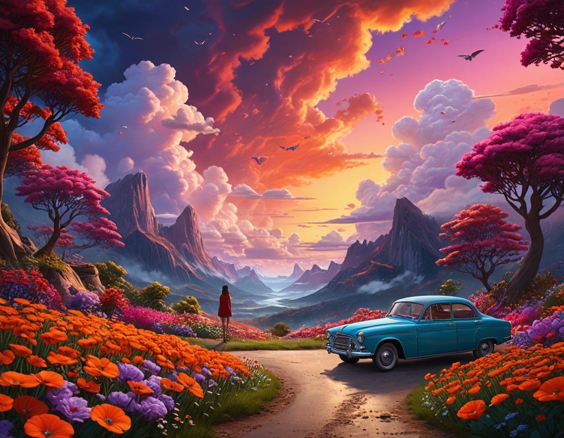 A surreal scene depicting a transition from a whimsical animated world to a gritty, realistic adult entertainment setting. Vibrant colors illustrating fantasy elements like animated characters and playful scenes melting into a sophisticated, luxurious adult film set with soft lighting and plush furnishings. The background features a blurred transition between the two worlds, blending fantasy with reality while maintaining an air of intrigue and sophistication. Painting style with a hint of digital art for a modern touch.